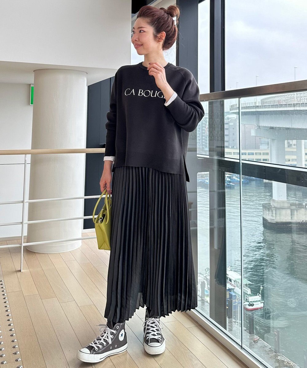 UNFILO スウェットライクロゴニット 