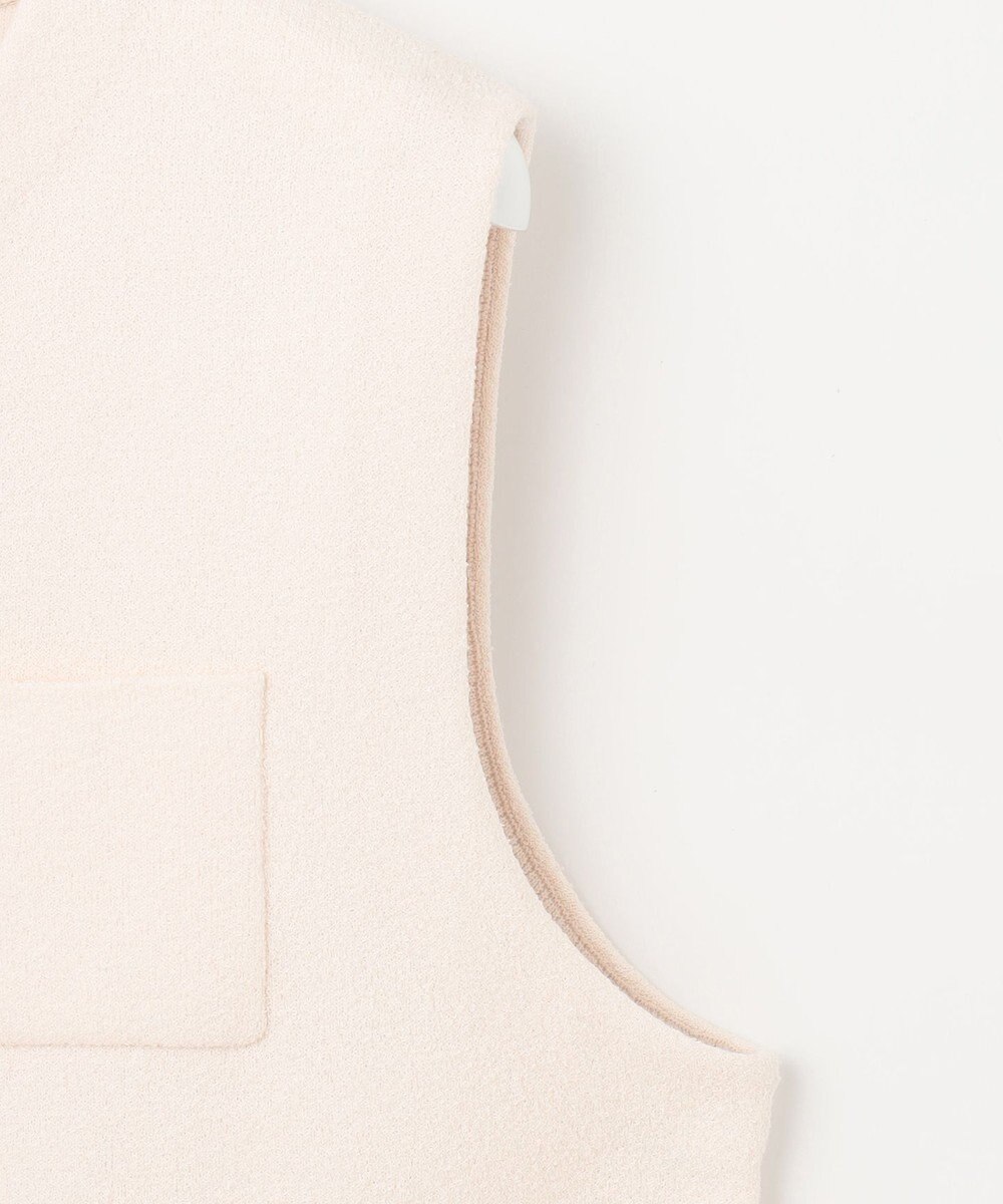 自由区 L 【洗える】ループボンディングニット ジレ 