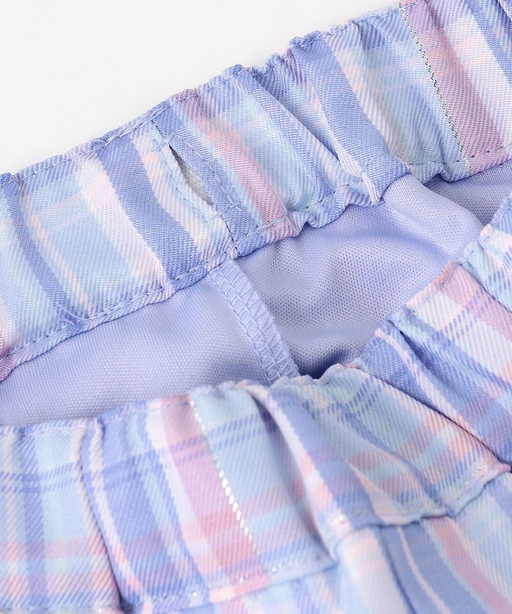 ANY KIDS チェックプリーツスカパン 