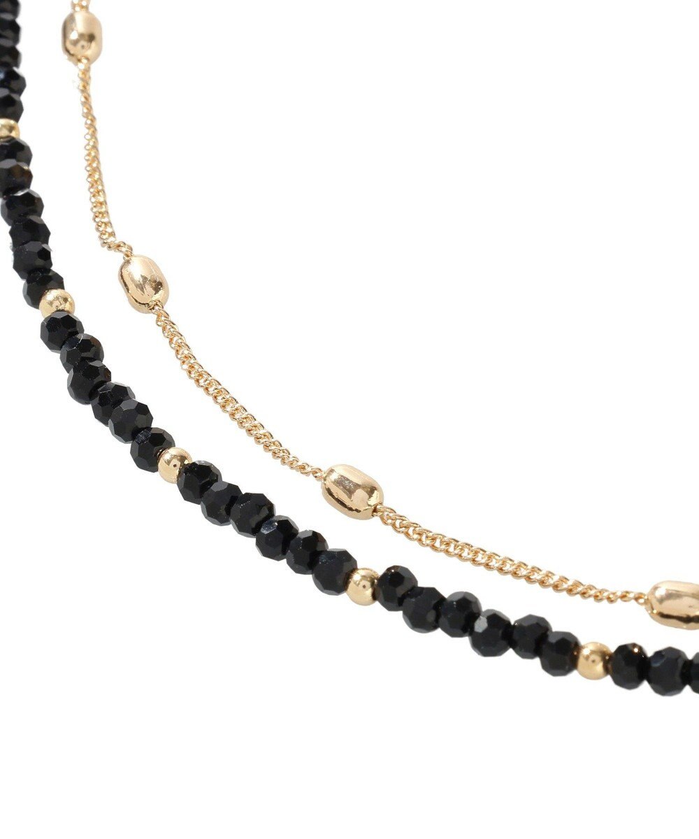 Green Parks カットガラス２連ネックレス 