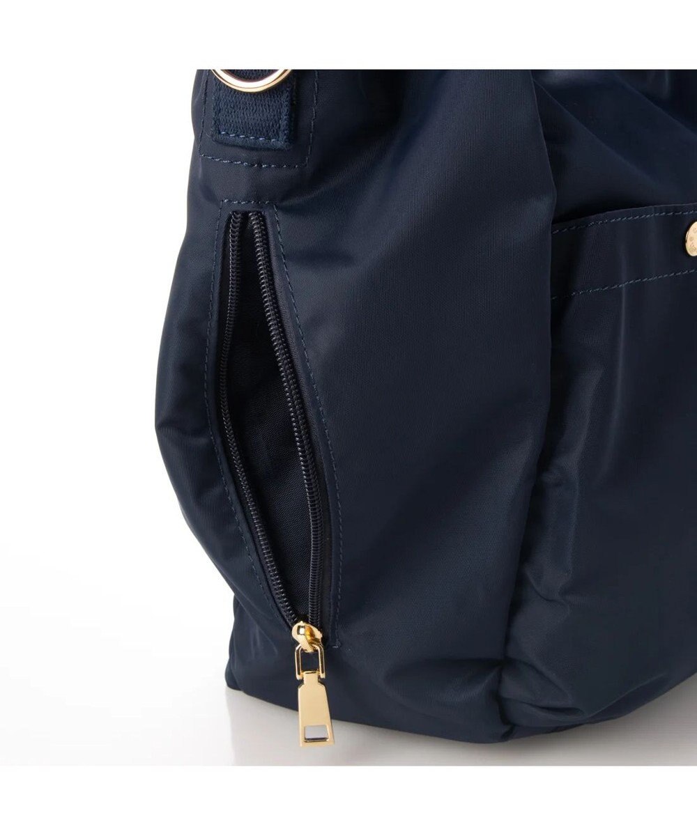 UNBILLION cachecache ナイロンマルチポケット2wayトート 