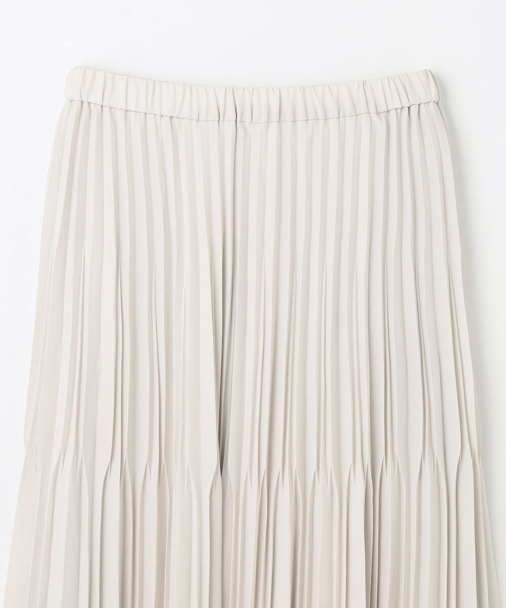 ANY L 【ウエストゴム】2段プリーツスカート 