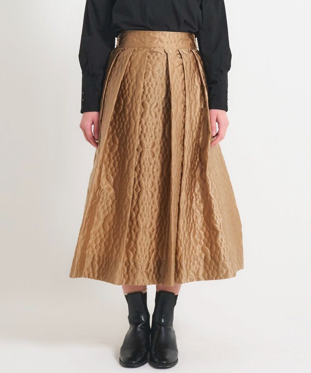 muuc 【土の凹凸を表現したナイロン素材】テレイン スカート 