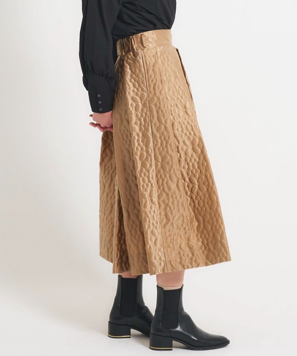 muuc 【土の凹凸を表現したナイロン素材】テレイン スカート 