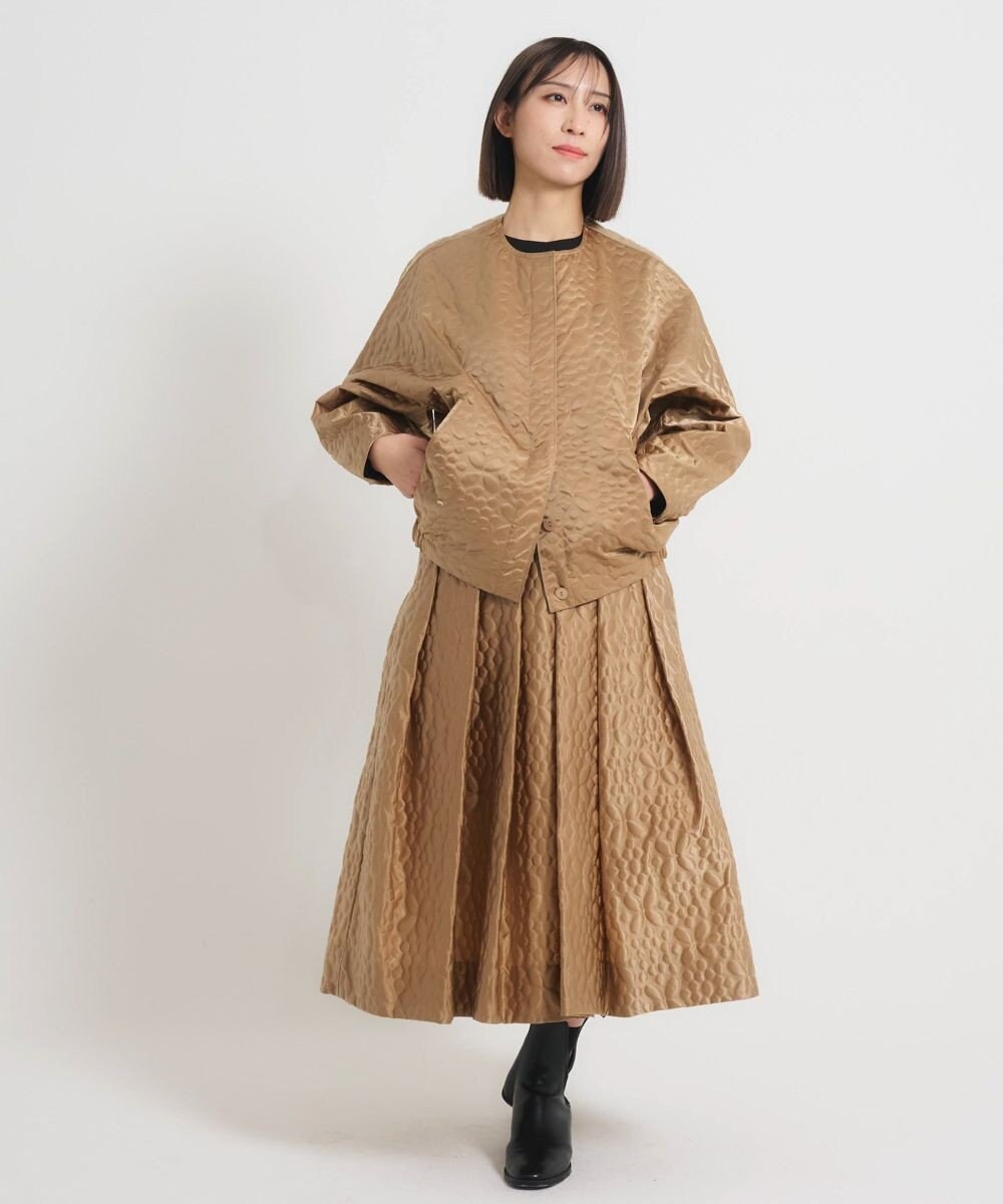 muuc 【土の凹凸を表現したナイロン素材】テレイン スカート 