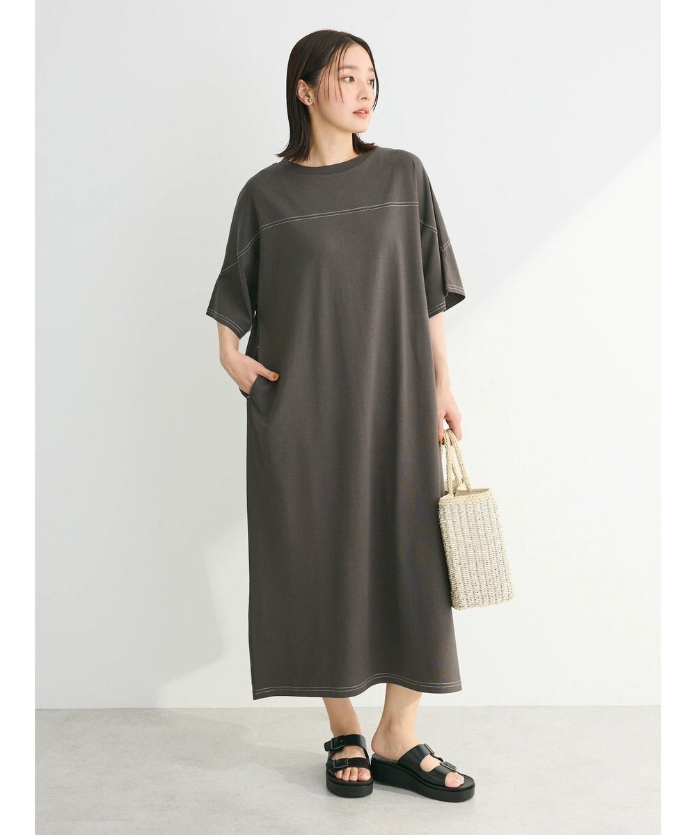 Green Parks ・ＳＵＧＡＲ　ＳＰＯＯＮ【ＣＯＯＬ】ステッチＴＥＥワンピ 