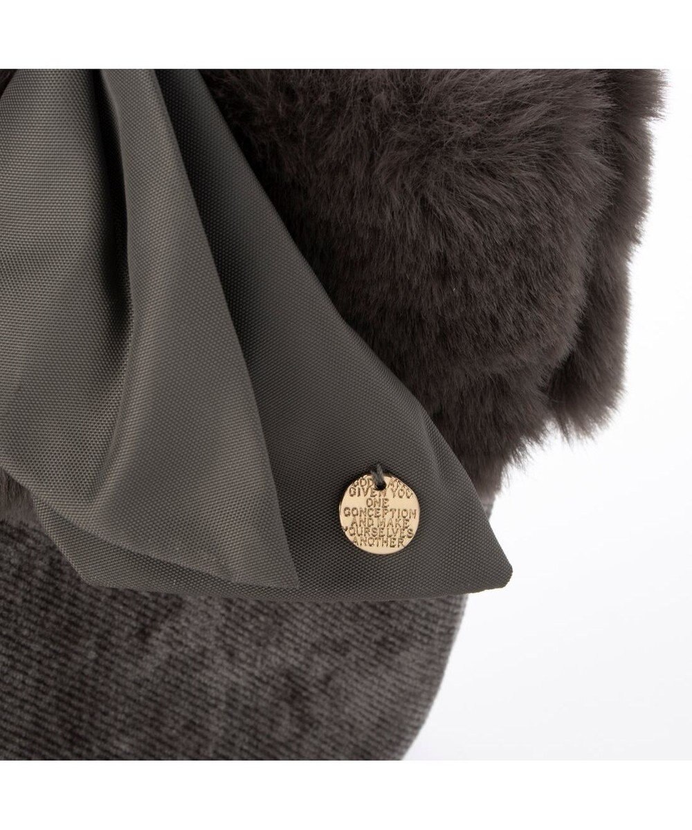 UNBILLION カシュカシュ cachecache / エコファーコンビリボントートバッグ 