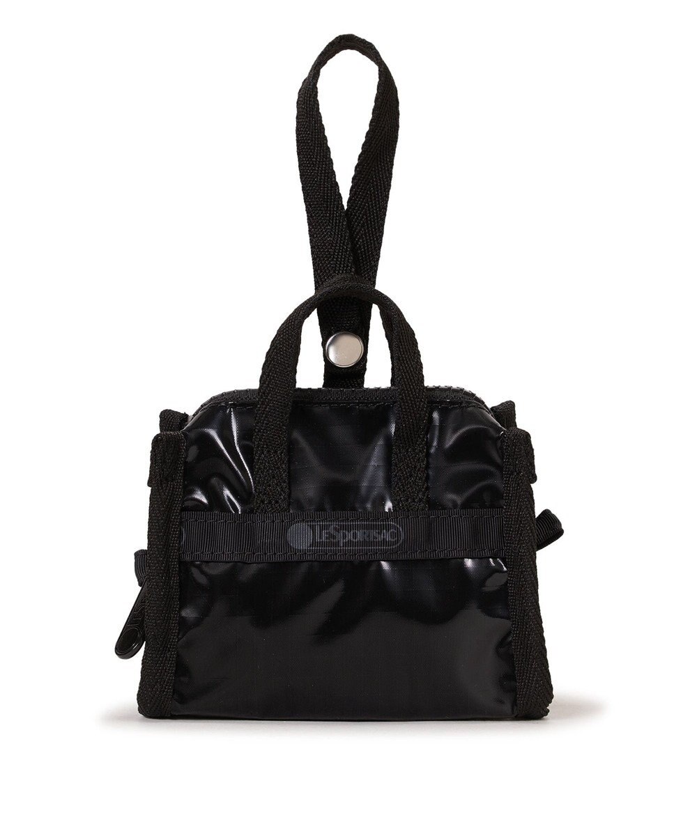 LeSportsac MICRO WEEKENDER CHARM/ブラックシャイン 