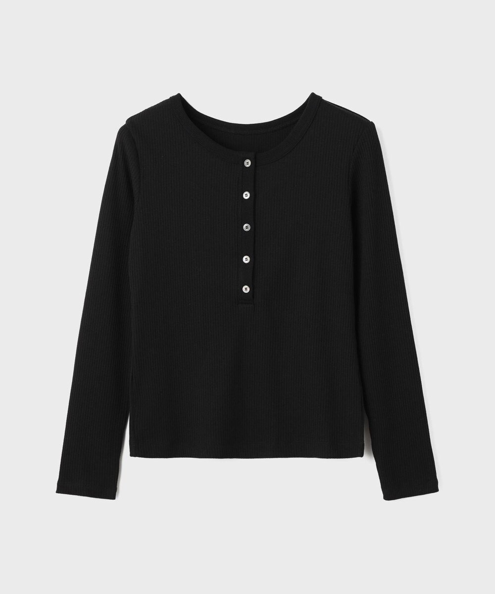 GRACE CONTINENTAL ヘンリーネックカットトップ 