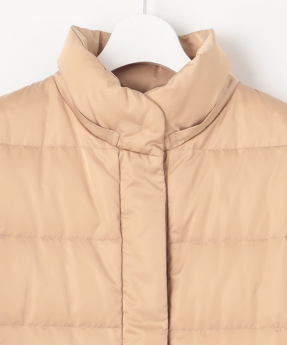 自由区 L 【撥水加工・洗える】ブライトダウンフード付き ダウンコート 