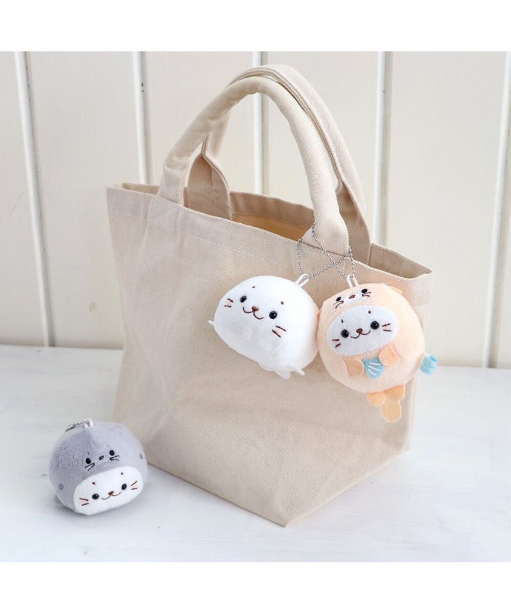 Mother garden しろたん まーるい マスコット キーホルダー 【単品】 《しろたん / ゴマフアザラシ / ラッコ 》 