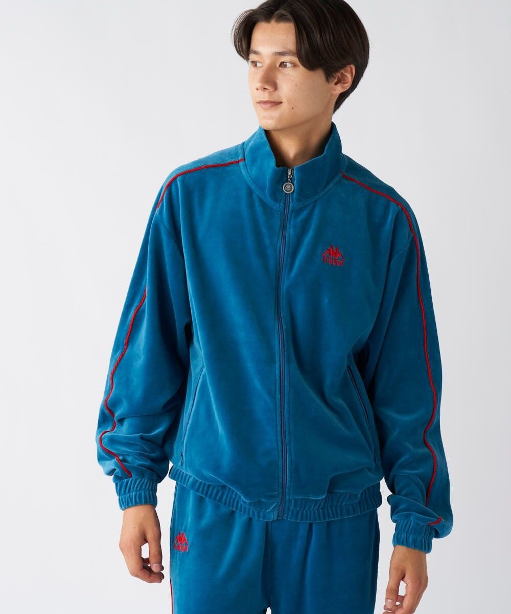 OP／FILA 【Kappa】オーバーシルエット ベロアトラックジャケット 