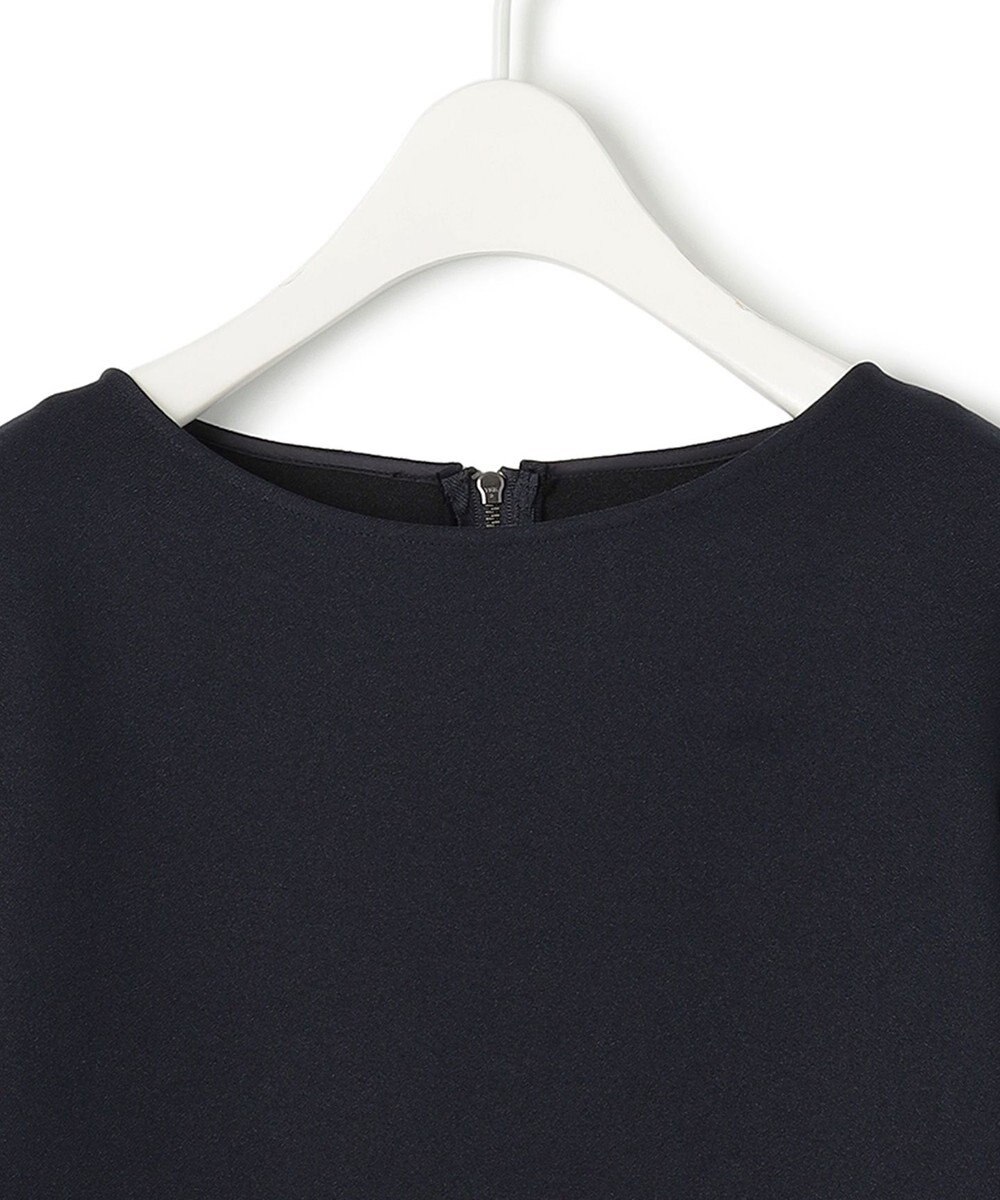 ICB L 【洗える】 ダブルフェイスクレープ ドルマンスリーブワンピース 