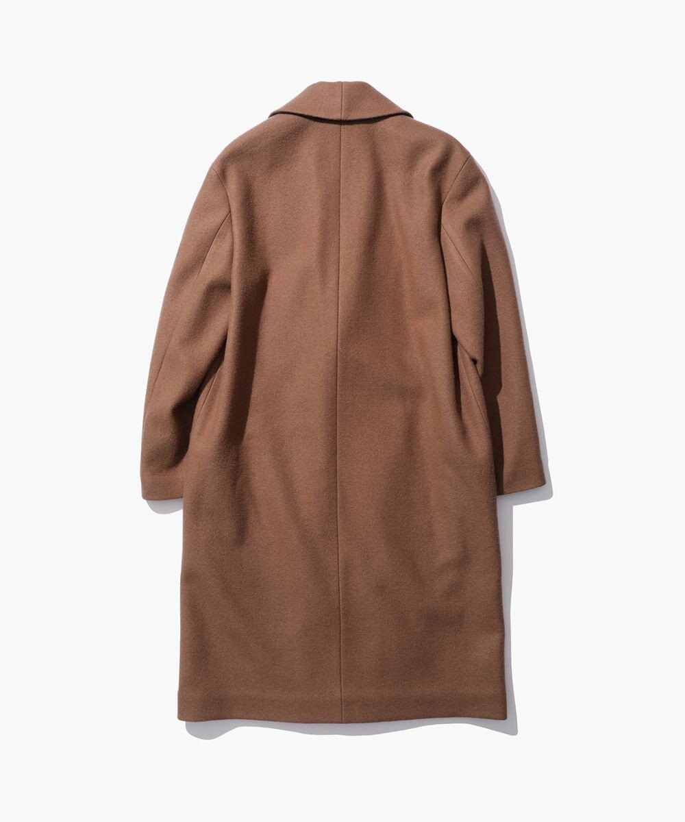 ATON BOMOU MELTON | ショールカラーコート 