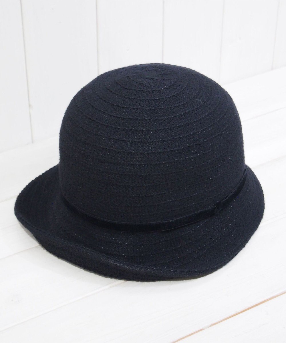 石田製帽 ベルベットリボン ブルトン 