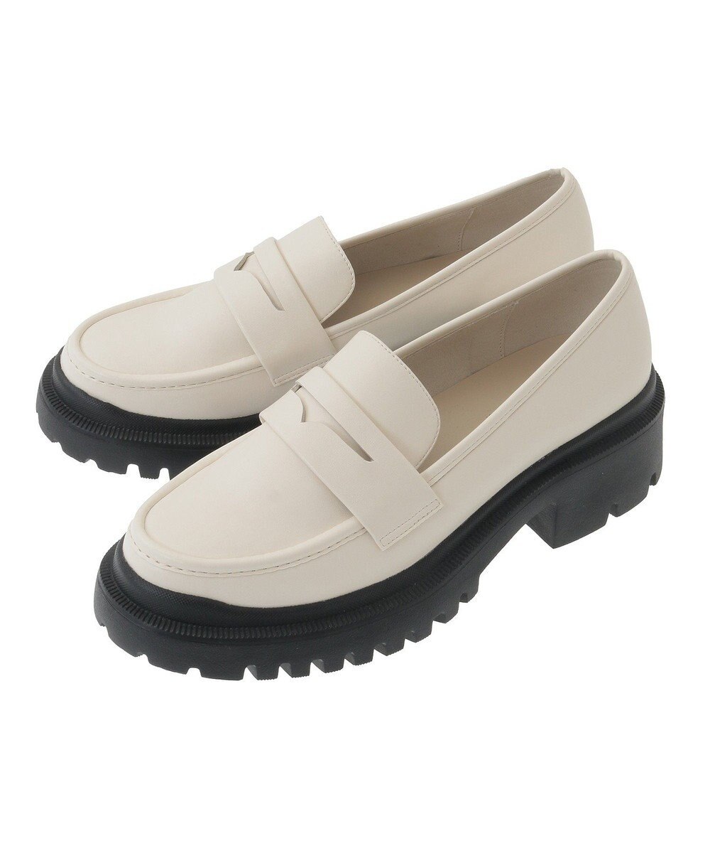 earth music&ecology ＯＲｉｅｎｔａｌ　ＴＲａｆｆｉｃ　厚底ローファー 