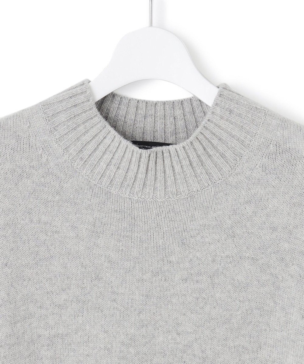 23区 S 【洗える】カシミヤブレンド ニットワンピース 