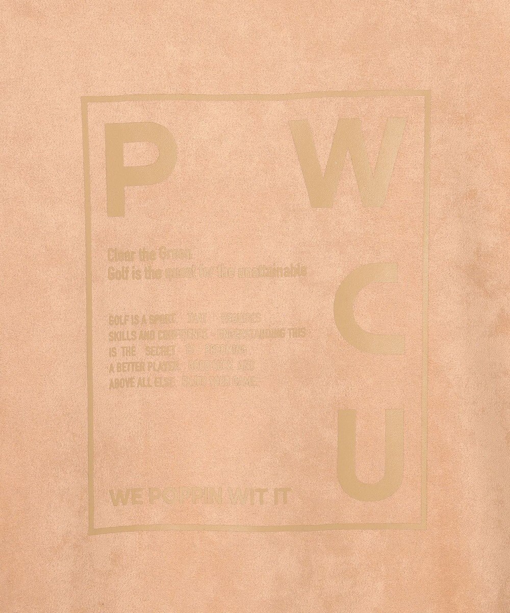 PW CIRCULUS 2025 NEW！【手洗い洗濯可】【WOMEN】スエードライク デタッチャブルフーディ ゴルフウェア レディース 