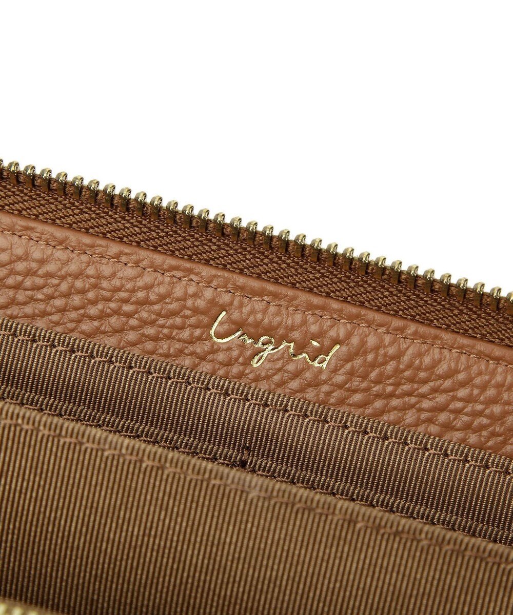 style code 【Ungrid/アングリッド】　【牛革】　牛革ラウンドZIP長財布 