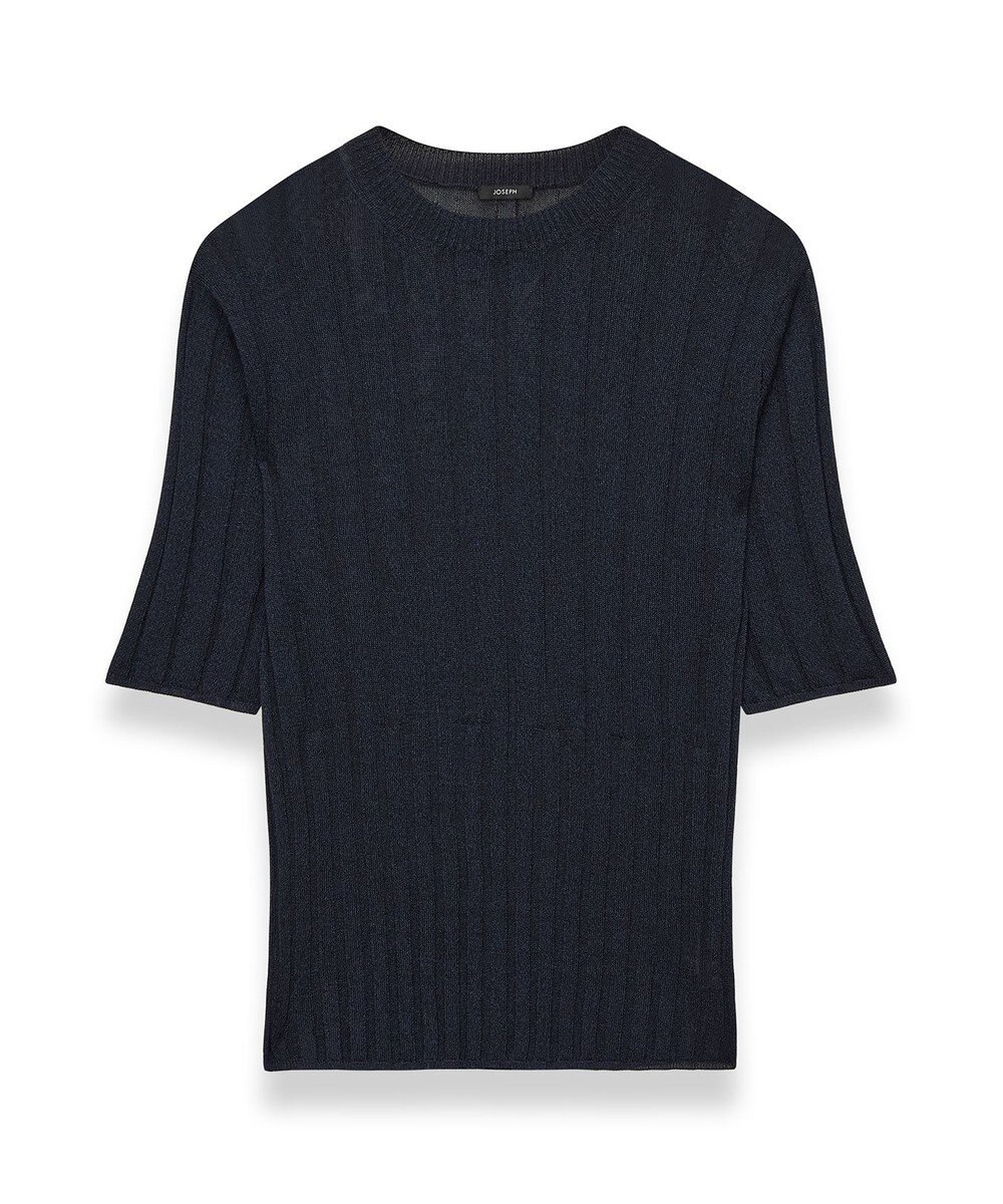 JOSEPH 【洗える】クリスピーレーヨン　ニットTシャツ 