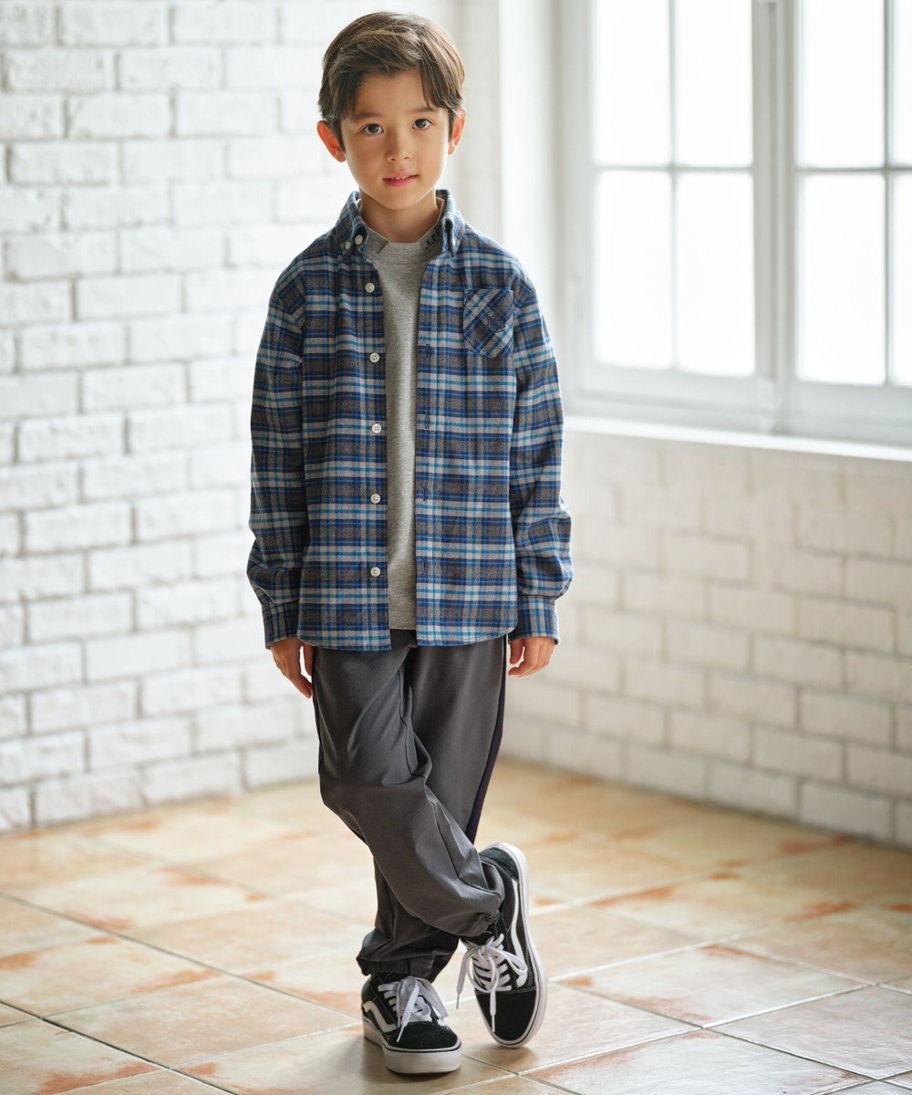 J.PRESS KIDS 【140-170cm】起毛チェックシャツ 