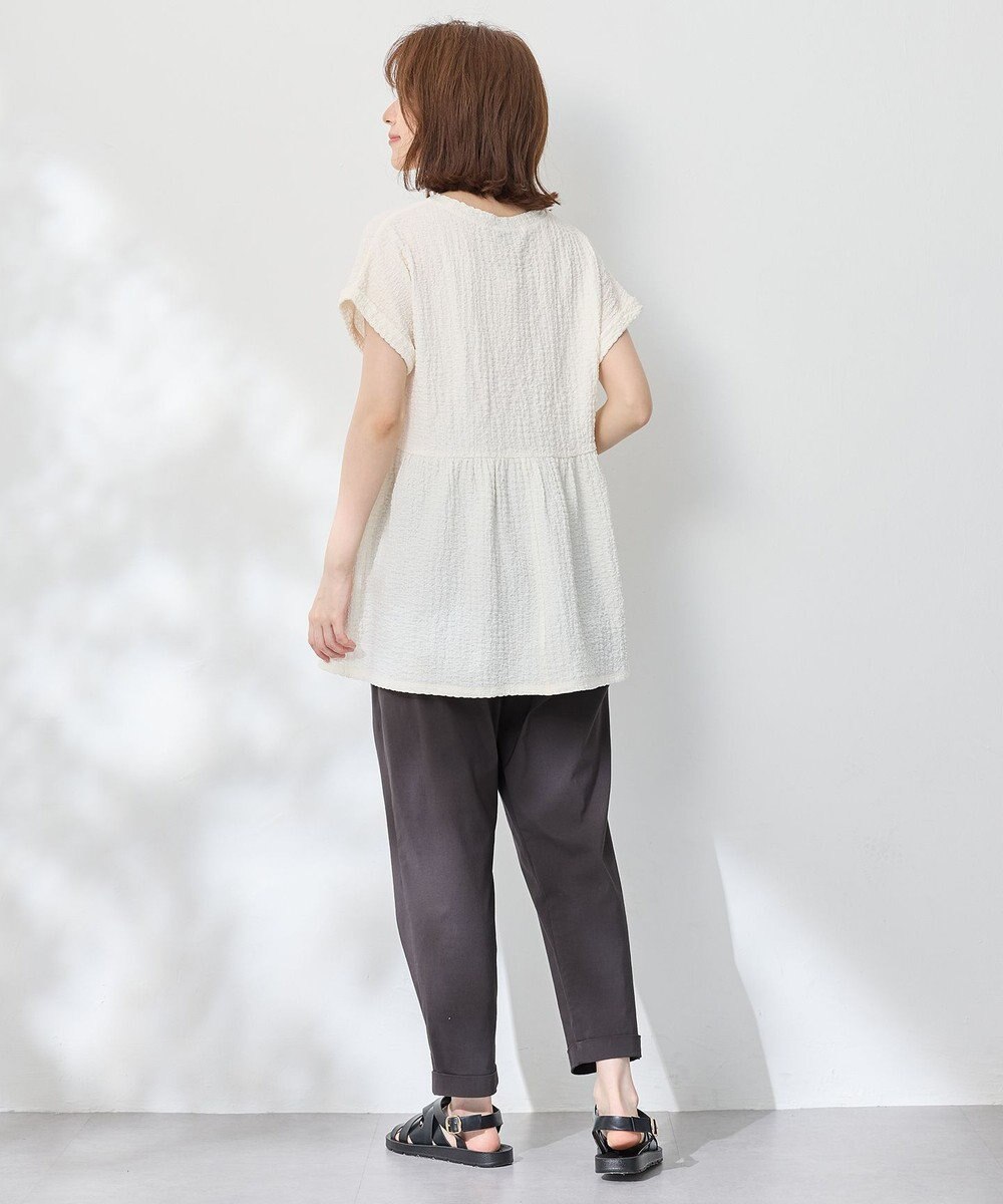 ANY L フクレジャージチュニック 