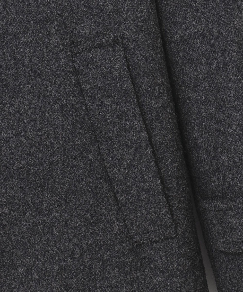 J.PRESS LADIES L ショートビーバー スタンドカラー コート 