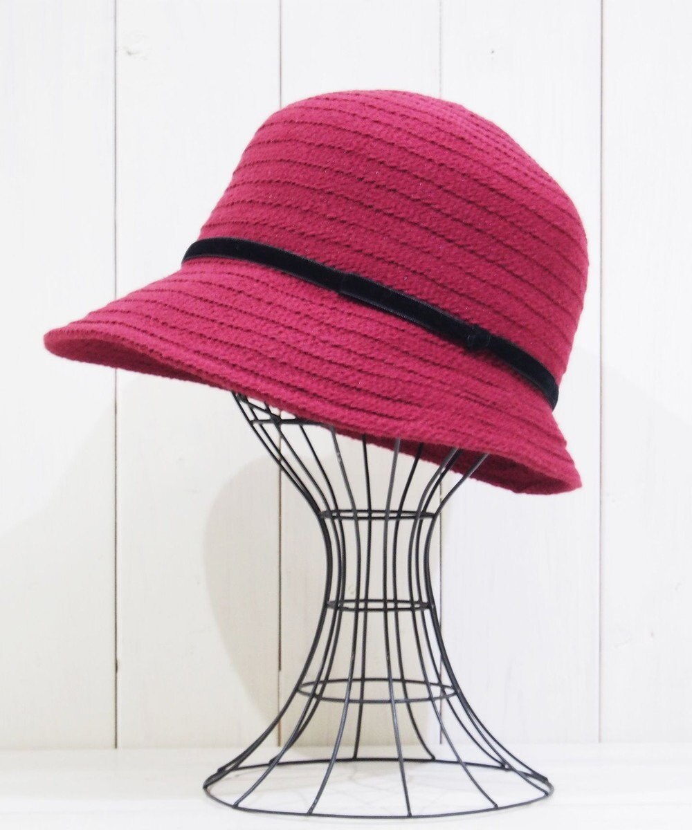 石田製帽 ベルベットリボン ブルトン 