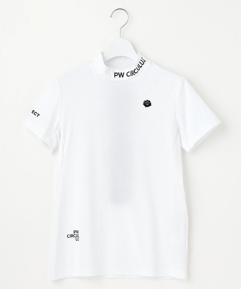 PW CIRCULUS 【UVカット / 吸水速乾 / 伸縮性抜群】【WOMEN】NEW バックメッシュモック T ゴルフウェア レディース 