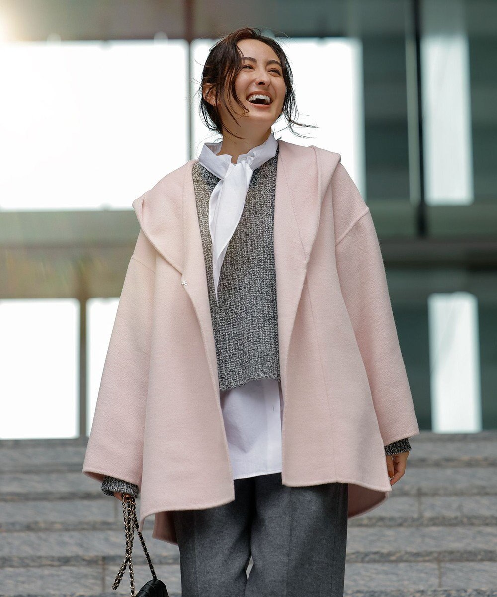 23区 L ウールバルキーカラーミックス ニット 