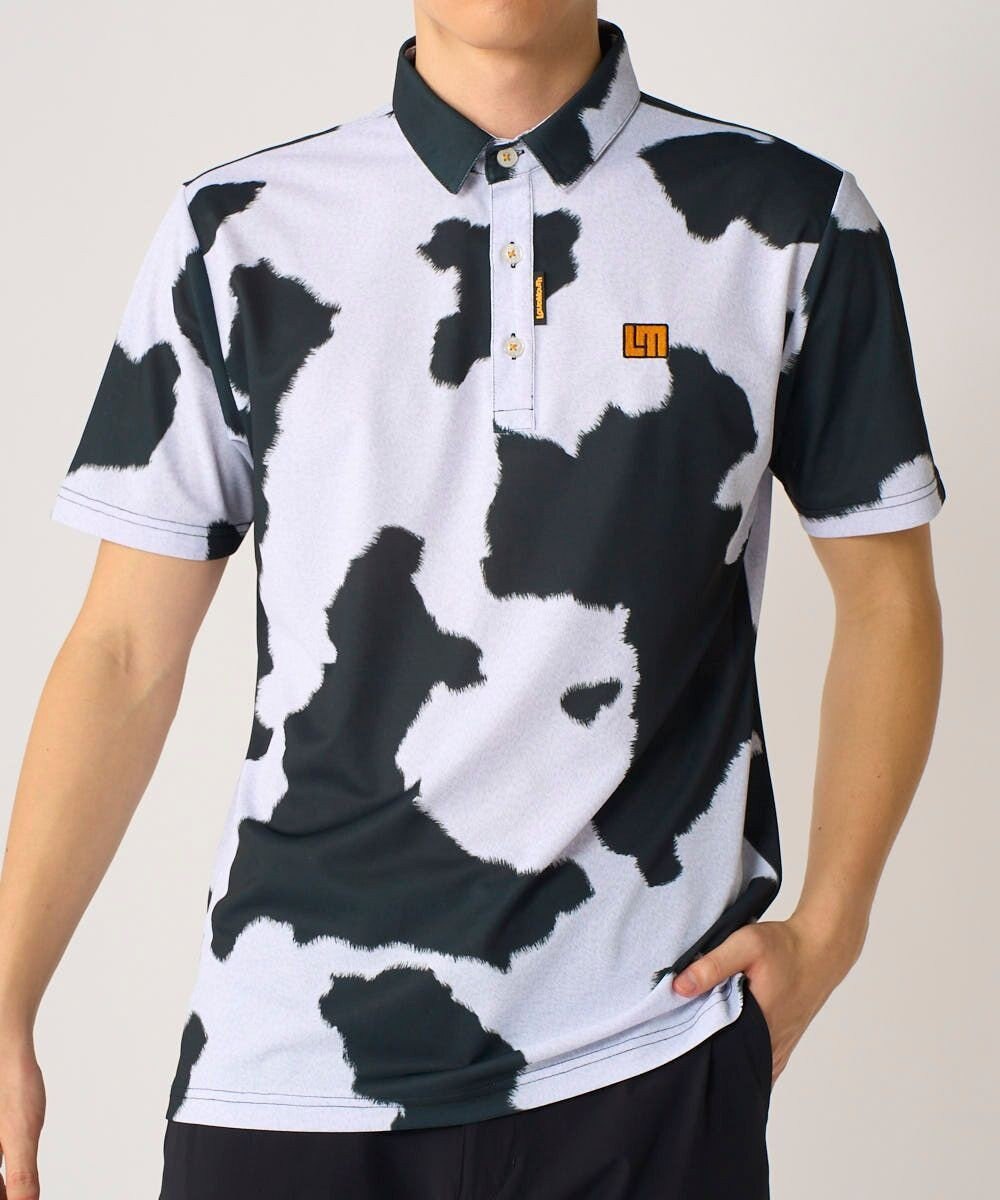 FILA GOLF／marie claire 【Loudmouth】総柄ポロシャツ 