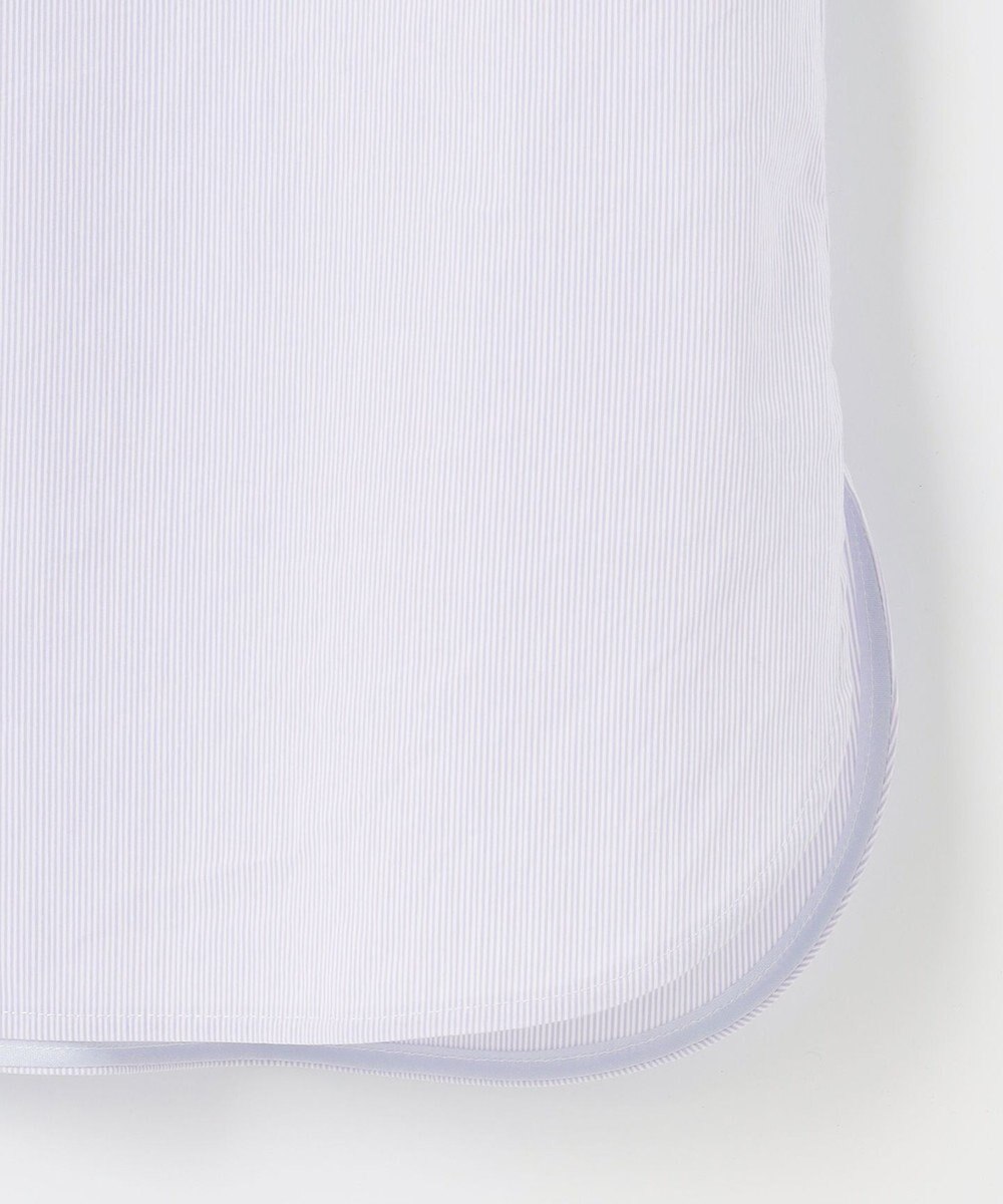 J.PRESS LADIES L 【洗える】 BEZ VEGA フリル ストライプ ブラウス 