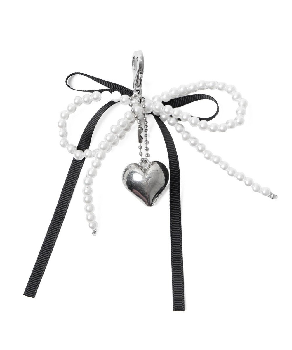 WEGO ダブルリボンハートキーホルダー 