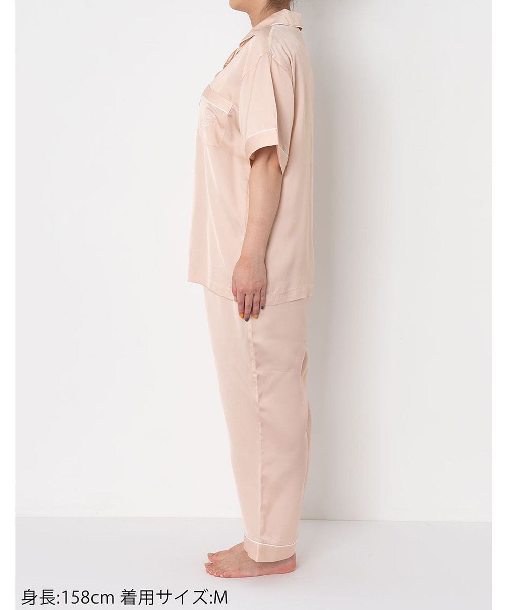 ワコール／睡眠科学 【パジャマ】　5分袖　9分丈　キュプラ100％　シルクのような肌ざわり　睡眠科学／ワコール　YDT134 