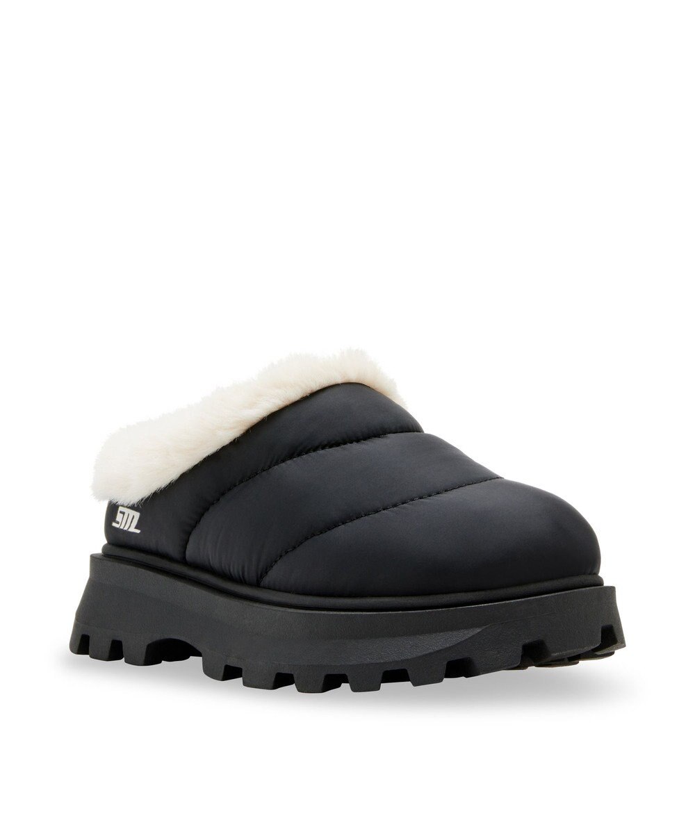 STEVE MADDEN FIRE PLACE 厚底キルティングファーシューズ 