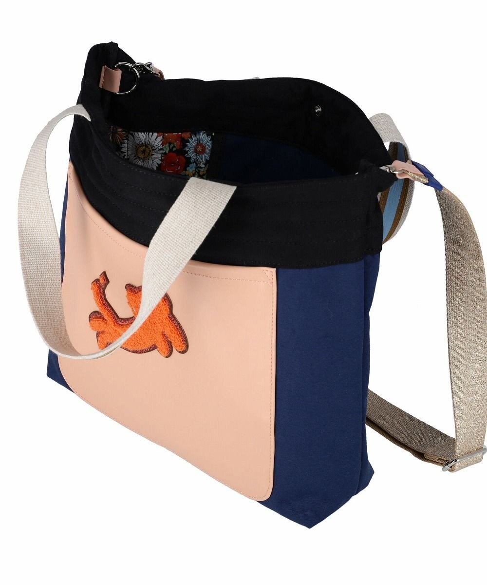 tsumori chisato CARRY キラミックスコンビ トートバッグ 2wayショルダー A4収納 ネコ 