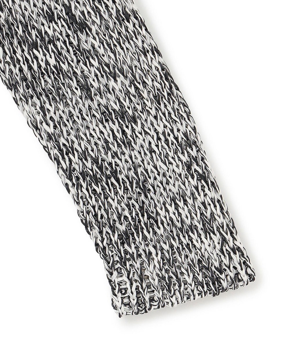 BEIGE， 【洗える・STORY 6月号掲載】THYME / クルーネックコットンメッシュニット 