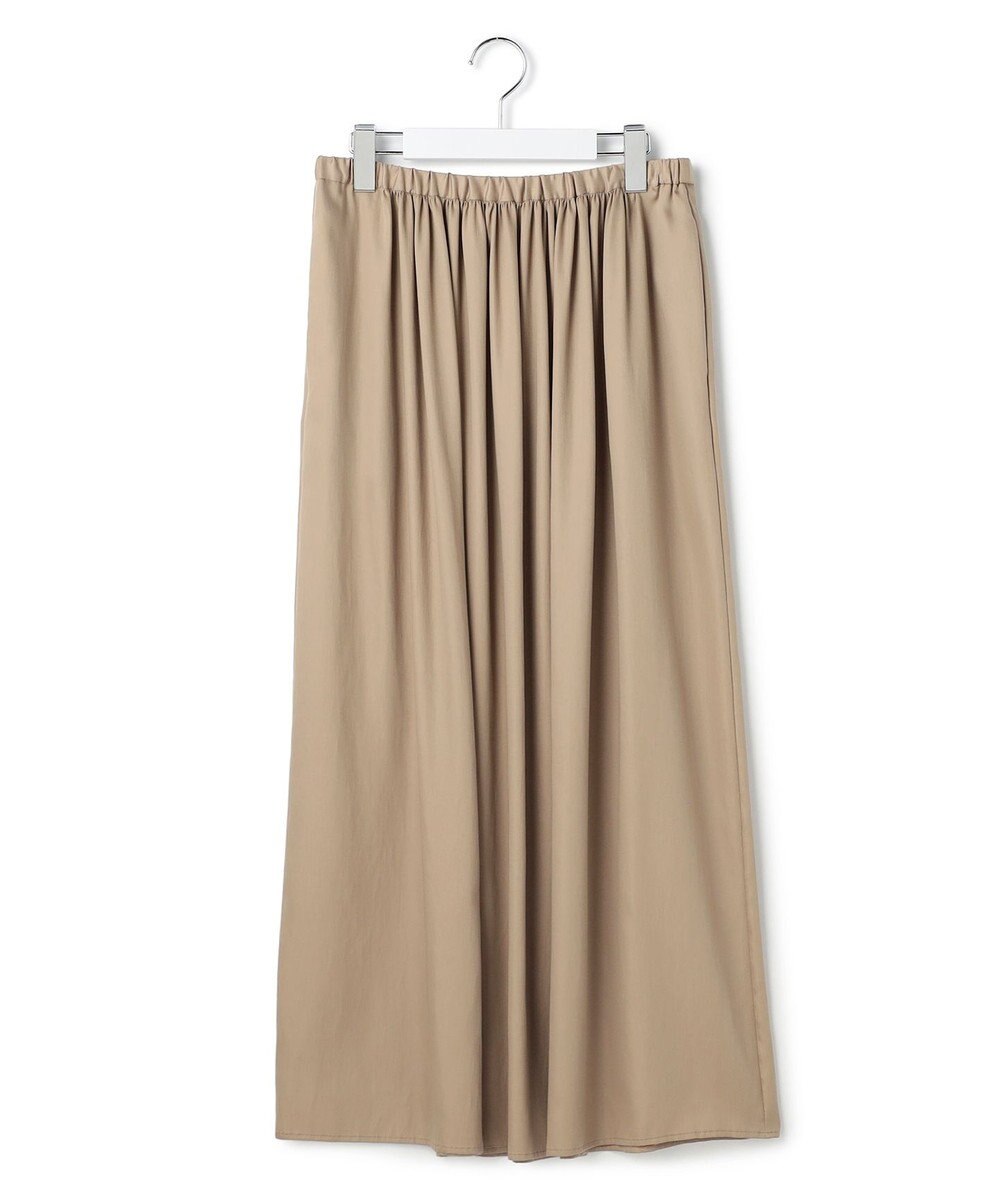 23区 【先行予約】シルキーサテン ギャザースカート 