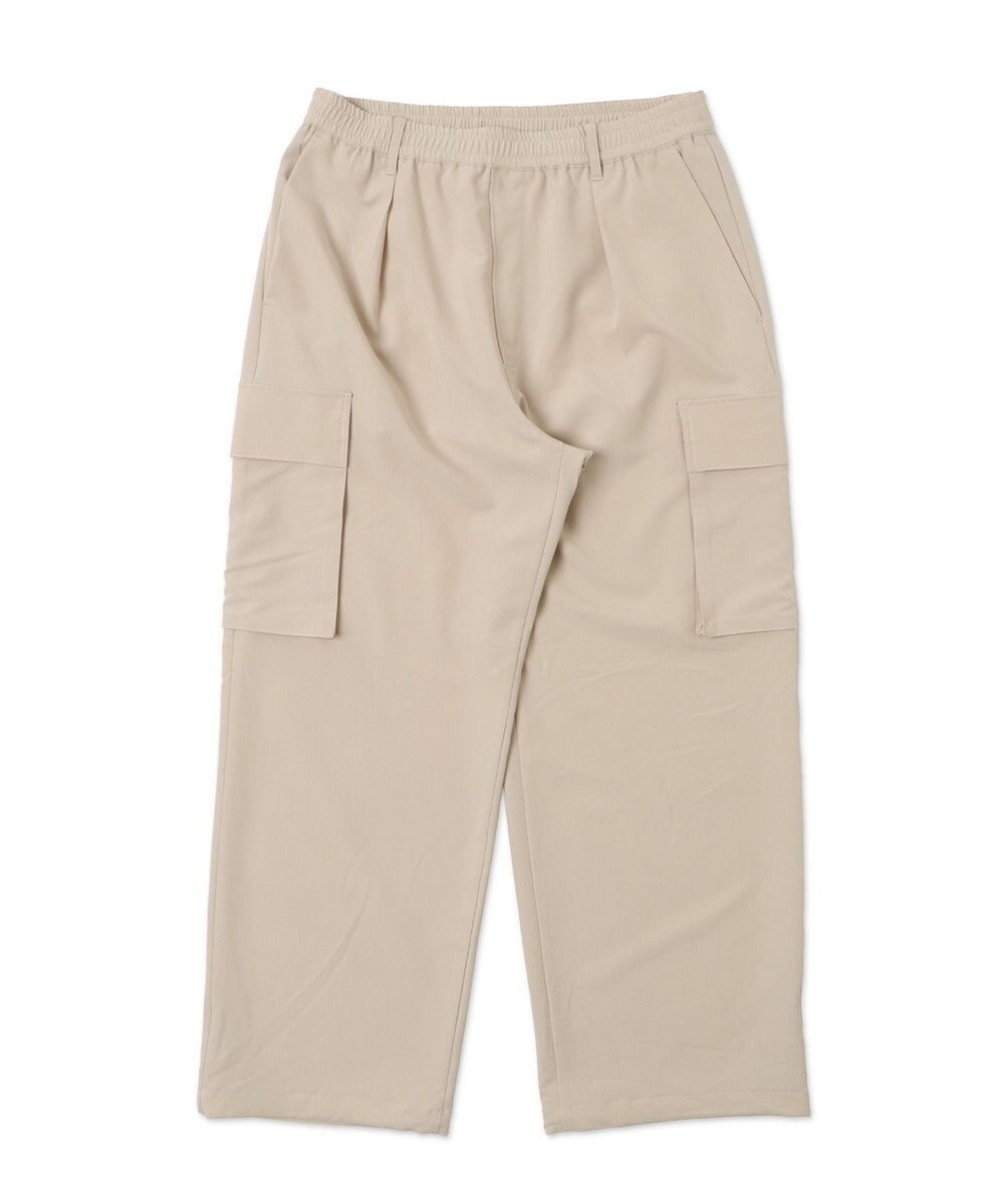 WEGO 【ウエストゴム/MLサイズ展開】イージーワイドカーゴスラックス 