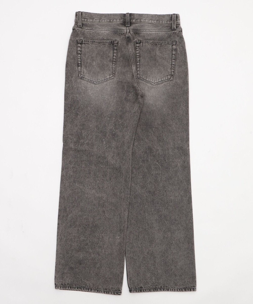 WEGO 【ウエスト調整可】ストレートデニムパンツ 