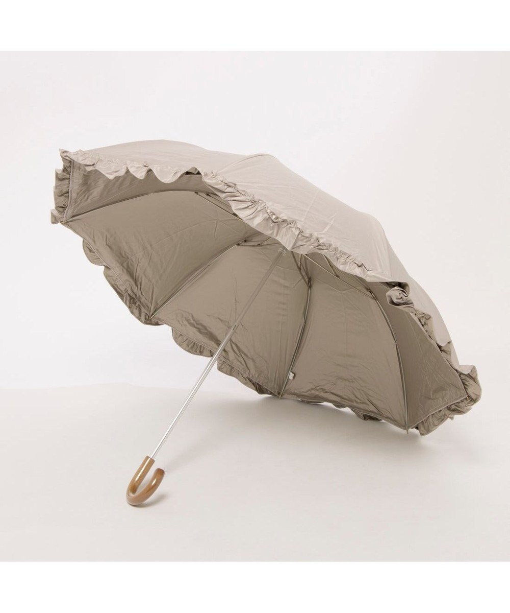 UNBILLION カシュネ cachenez / PUビッグフリルトップレス2段折りたたみ傘 