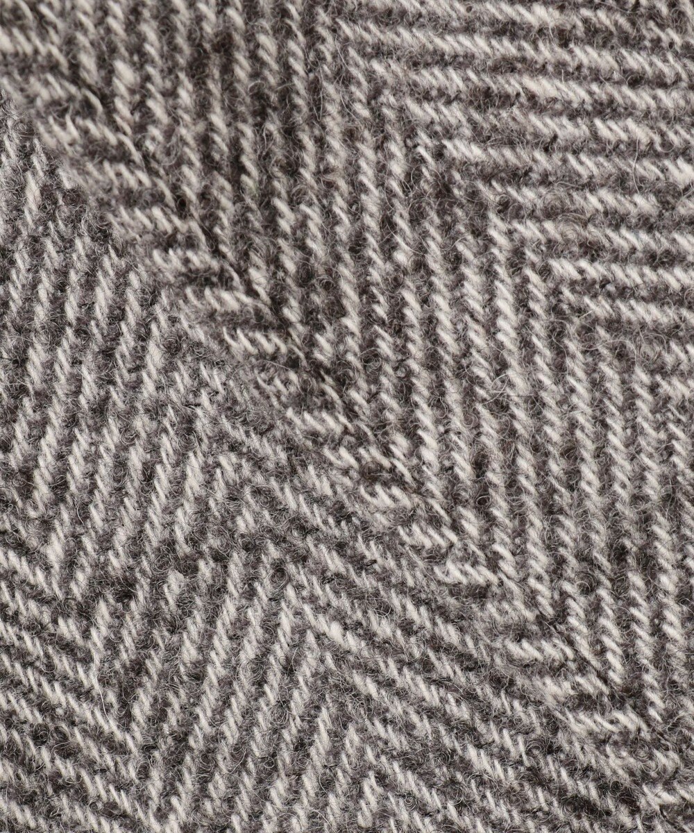 JOSEPH ABBOUD 【尾州産カシミヤブレンド素材/軽量】カシミヤブレンドアルパカヘリンボーン ステンカラーコート 