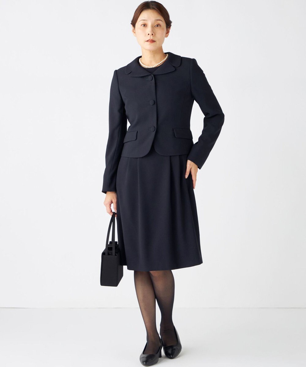 組曲 NOIR インナーマグネット リボンバッグ 