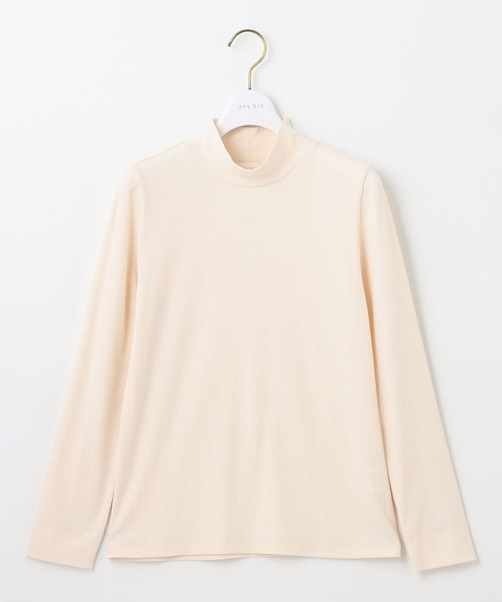 ANY SIS 【洗える】リブタートル カットソー 