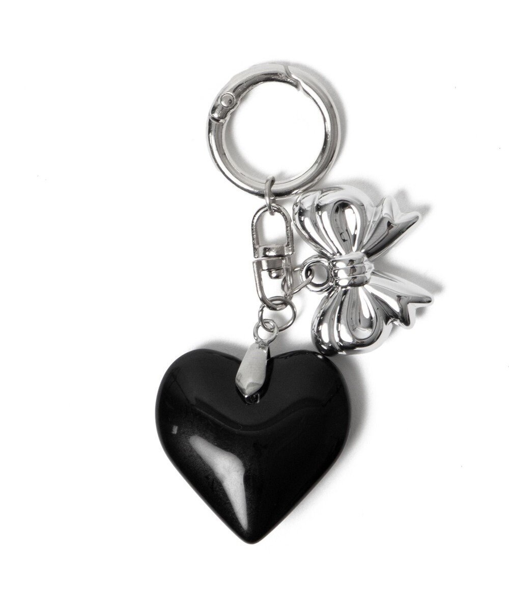 WEGO クリアカラーハートキーホルダー 