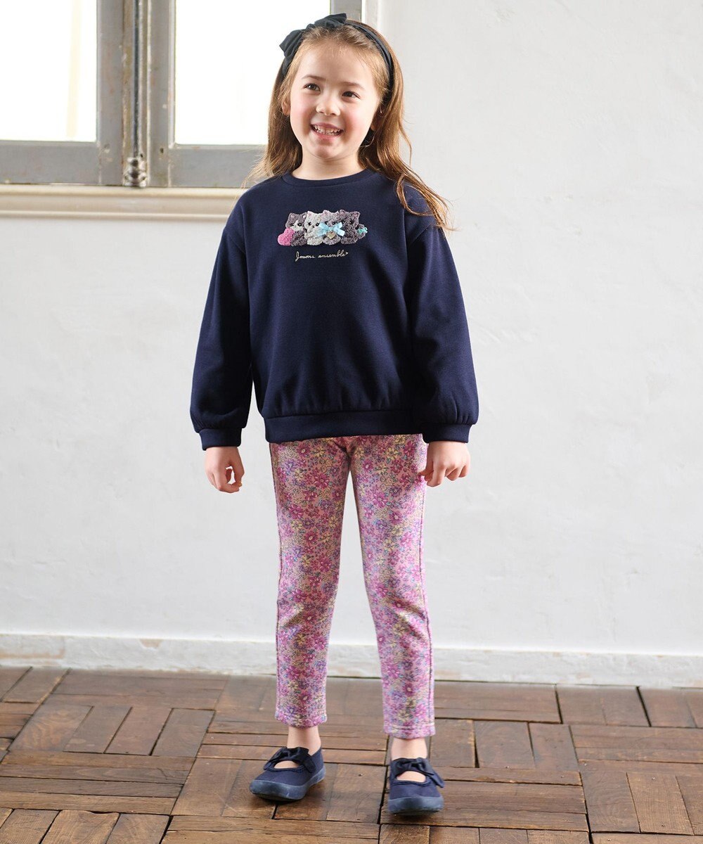 ANY KIDS 裏シャギーアニマルトレーナー 