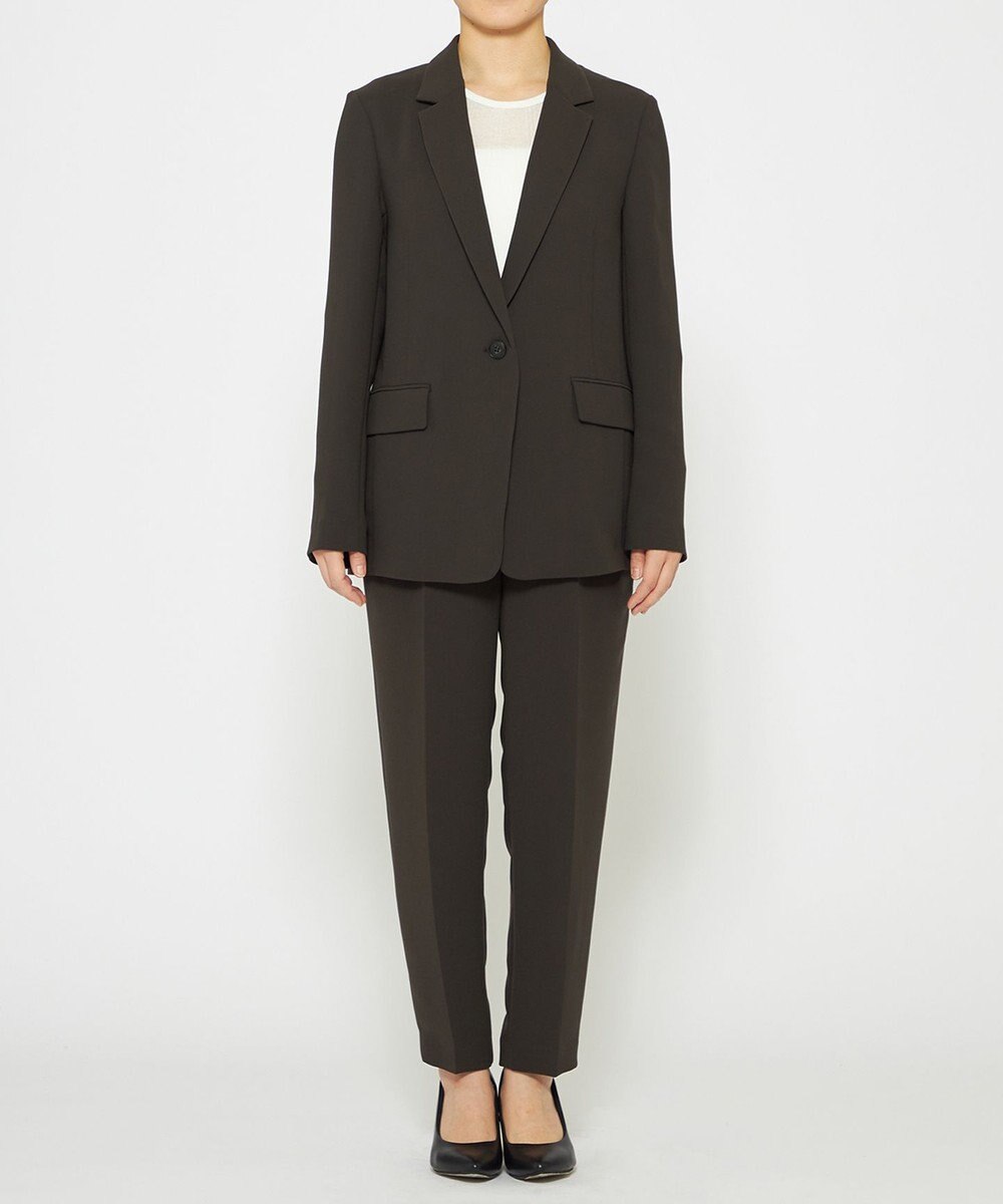 uncrave 【防シワ・洗濯機洗い可】ウォッシャブル ダブルクロス ジャケット 