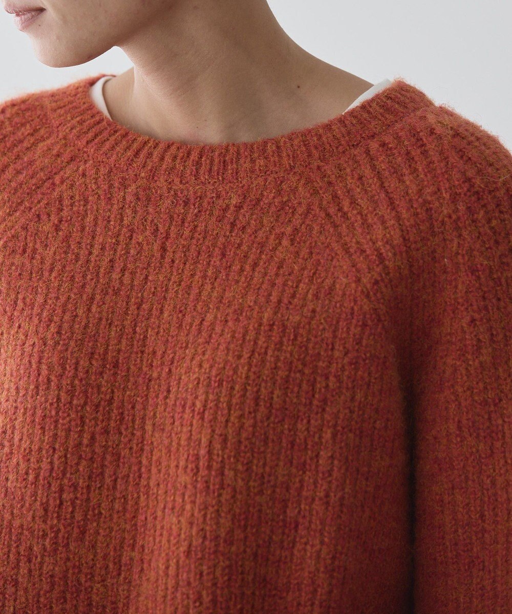 AMERICAN HOLIC Ｍｉｘヤーンラグランニットプルオーバー 