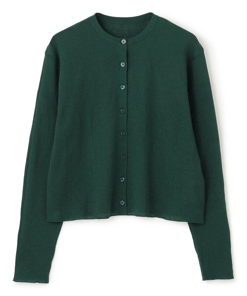 UNFILO L シアー クロップド カーディガン 