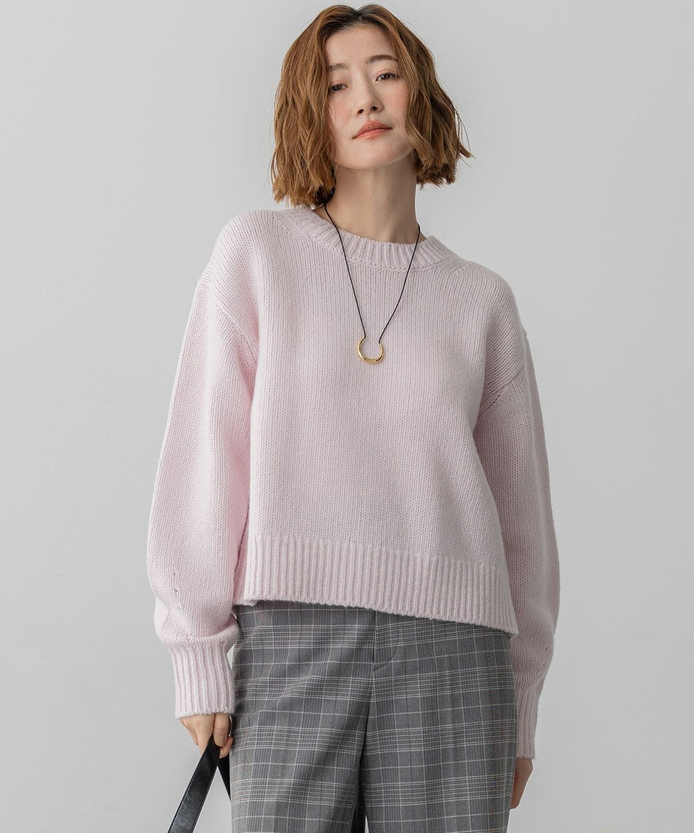 23区 S 【洗える】ウールカシミヤ パフスリーブ ニット 